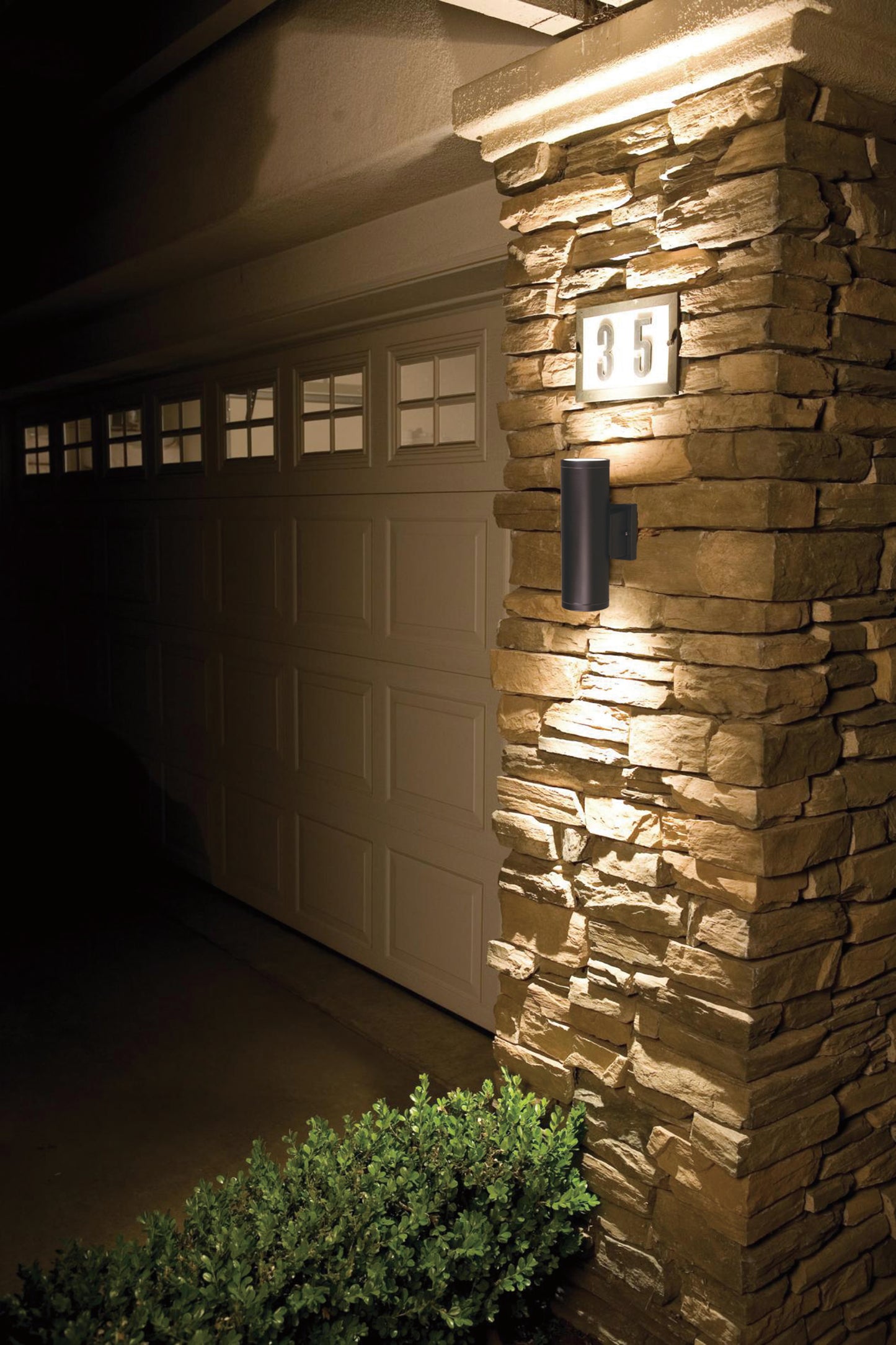 Outdoor LED Cylinder Up and Down Wall Light (Perfect for House/Building Entrance, Walkway, Porch, Perimeter)- In Stocking Process