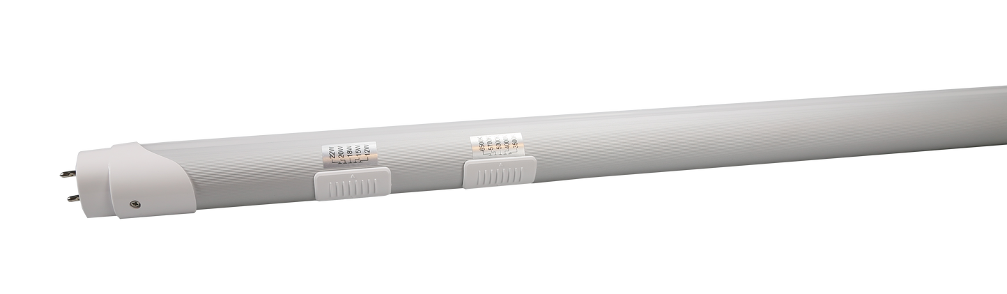 25-Pack 4FT T8 LED Tube Type A+B | 5CCT & 5-Watt Selectable | DLC Rated | 120-277V AC