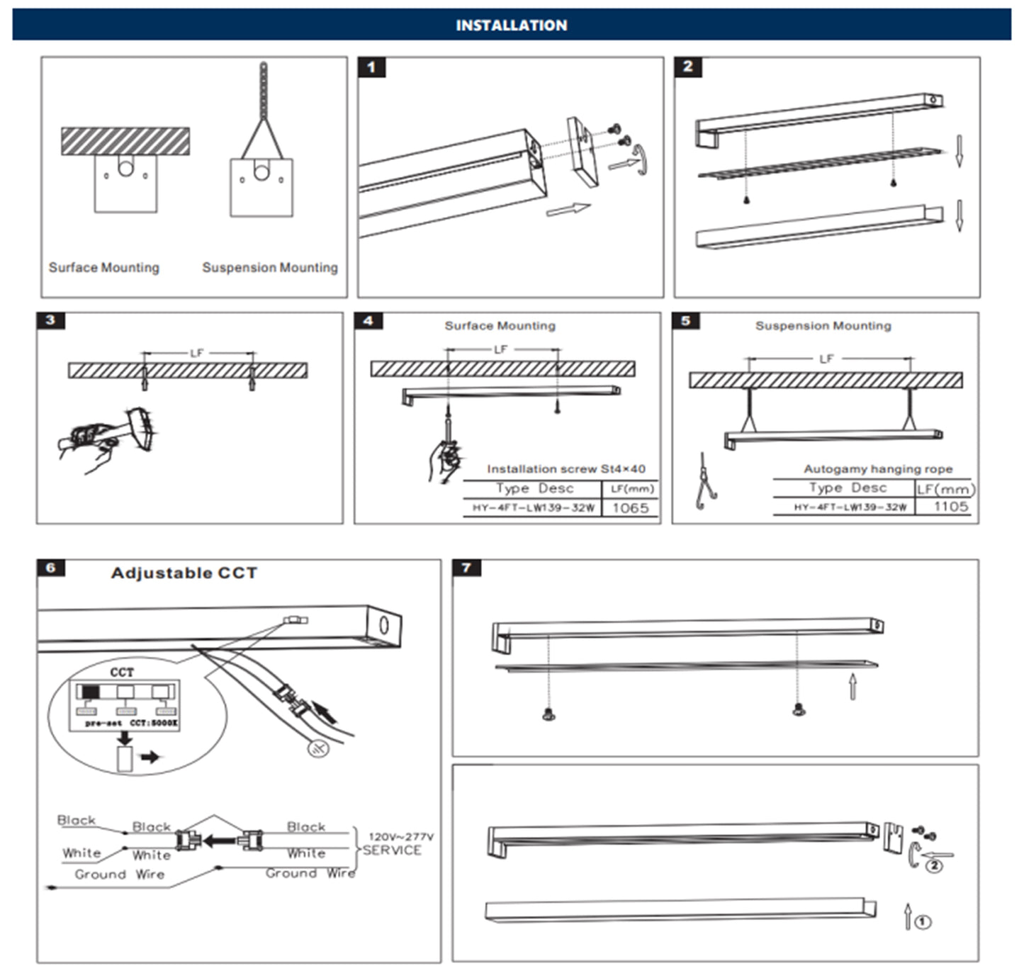 LW139 Series - LED Linear Wrap (Ideal for Stairwells/Warehouses/Schools/Institutions)