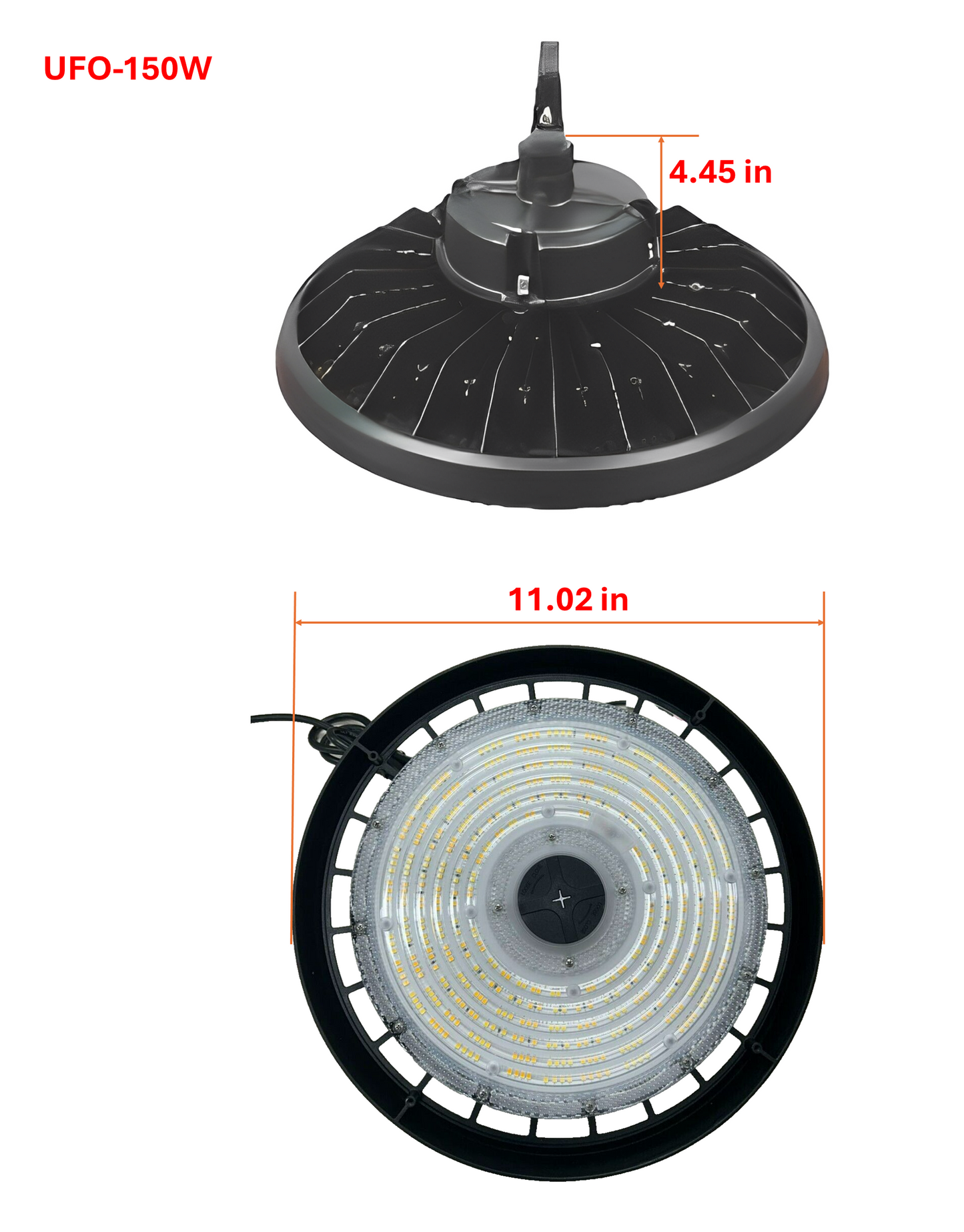 LED High Bay - 1 Pack UFO Series (Ideal for Warehouse, Distribution Center, Retailer, Field House, Gymnasium, Aisle)
