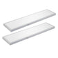 2 pack 1x4 LED surface mount backlit panel lights featuring uniform glare-free illumination and energy-efficient commercial ceiling lighting