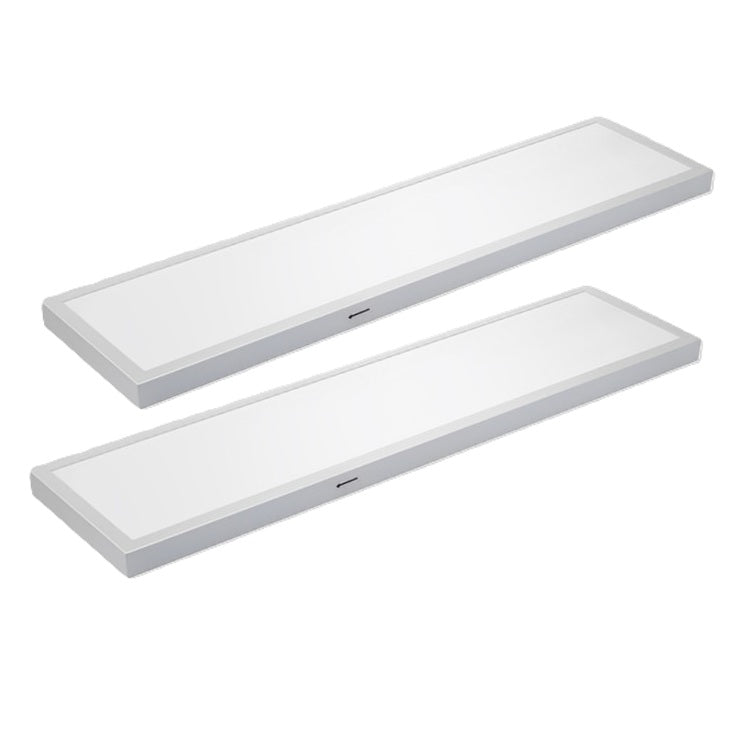 2 pack 1x4 LED surface mount backlit panel lights featuring uniform glare-free illumination and energy-efficient commercial ceiling lighting