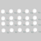 20-pack of 4-inch round LED canless recessed ultra slim downlights with selectable 2700K / 3000K / 3500K / 4000K / 5000K color temperatures, Triac dimming, ETL and Energy Star certification, low-profile IC-rated design for residential and commercial ceiling lighting applications.