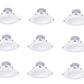 9-pack LED J-box anti-glare recessed downlights with 5CCT selectable 2700K-5000K for residential and commercial lighting