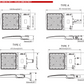 LED Shoebox Area Light, Adjustable Wattage & CCT (AL03 Series)