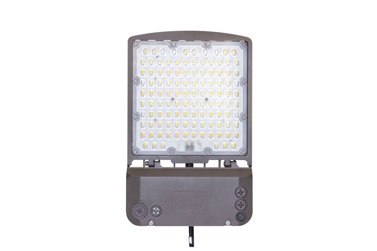 LED Shoebox Area Light fixture body for commercial outdoor lighting