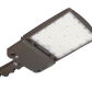 LED Shoebox Area Light with slip fitter arm for outdoor installation