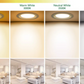BFDL Series - Canless LED Recessed Ceiling Light | 5CCT Selectable | IC Rated | Dimmable | Round Baffle | Set of 24