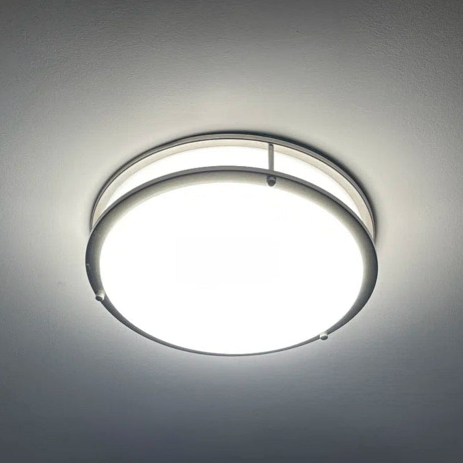 DR Series - Ceiling Light LED Double Ring Flush Mount Light (Ideal for Drawing rooms/Bedrooms/Corridors/Offices)