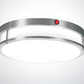 Modern LED Flush Mount Ceiling Light – Triac Dimmable, CCT Selectable 2700K-5000K, Double Ring Acrylic Diffuser for Bedroom, Hallway & Living Room- DR Series