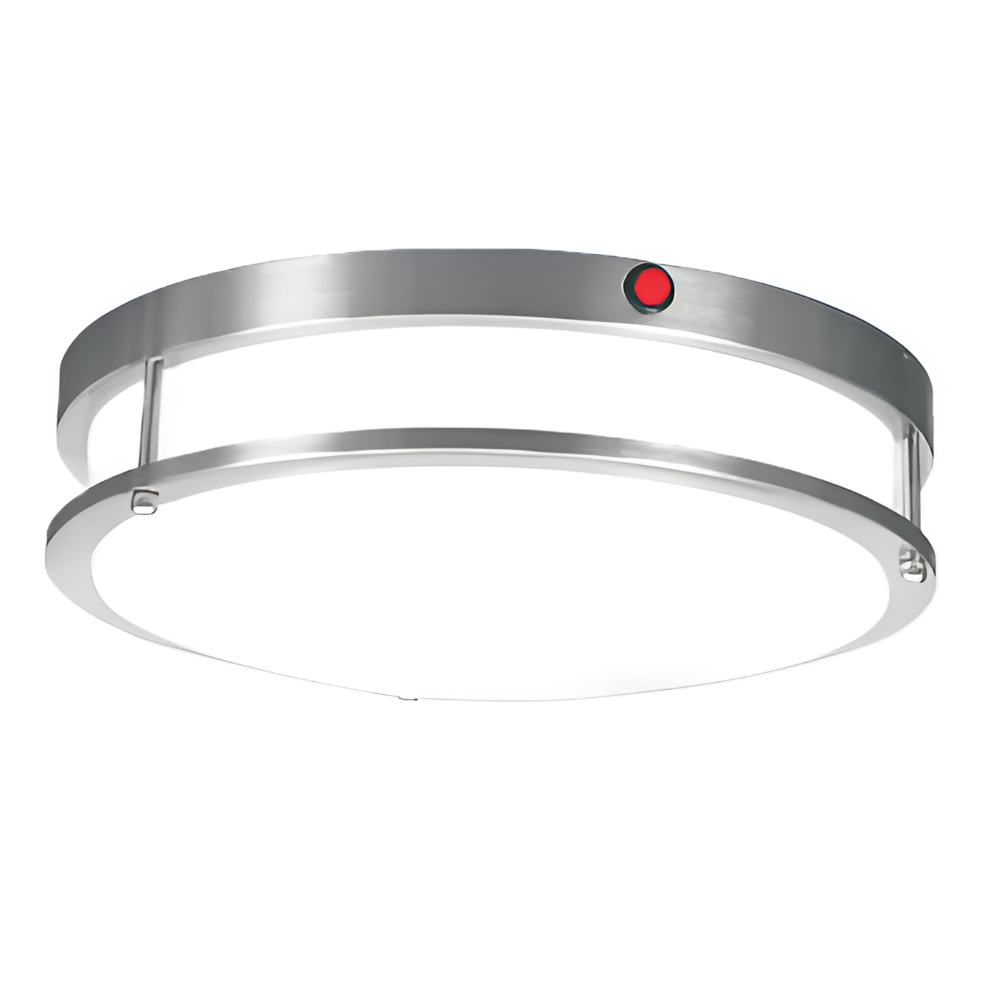 Modern LED Flush Mount Ceiling Light – Triac Dimmable, CCT Selectable 2700K-5000K, Double Ring Acrylic Diffuser for Bedroom, Hallway & Living Room- DR Series
