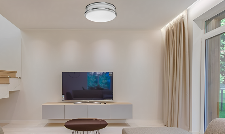 DR Series - Ceiling Light LED Double Ring Flush Mount Light (Ideal for Drawing rooms/Bedrooms/Corridors/Offices)