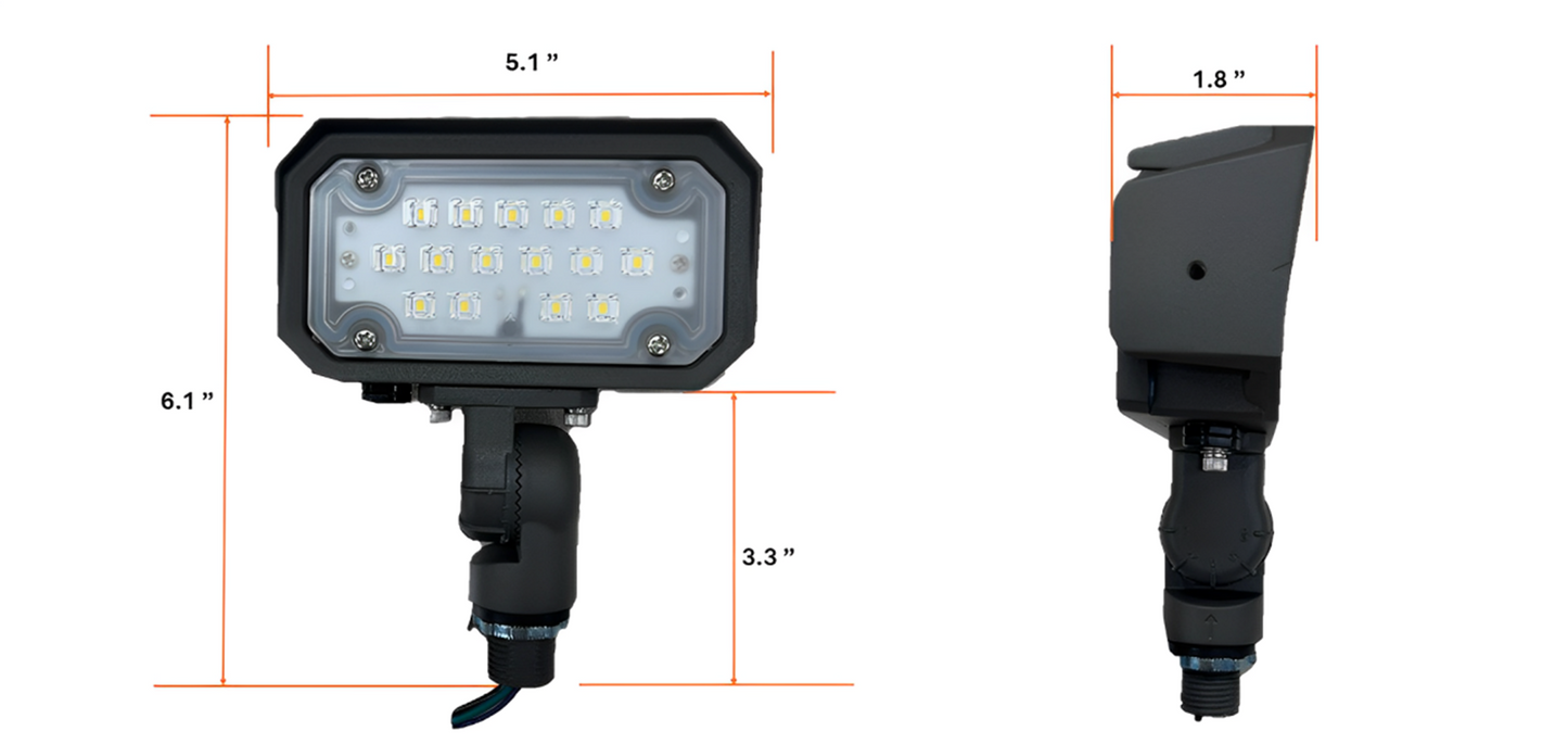 FL Series -1 Pack  LED Flood Light (Ideal for Wall Lighting, Landscape, Building Facade , Entry Way, Garage, Building Perimeter)