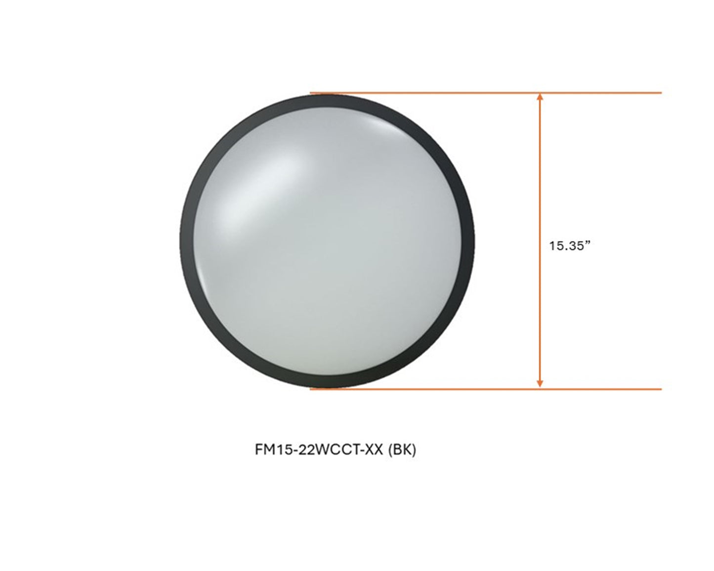 FM Series - 1 Pack Ceiling Light LED Single Ring Flush Mount Ceiling Light (Ideal for Drawing rooms/Bedrooms/Corridors/Offices)