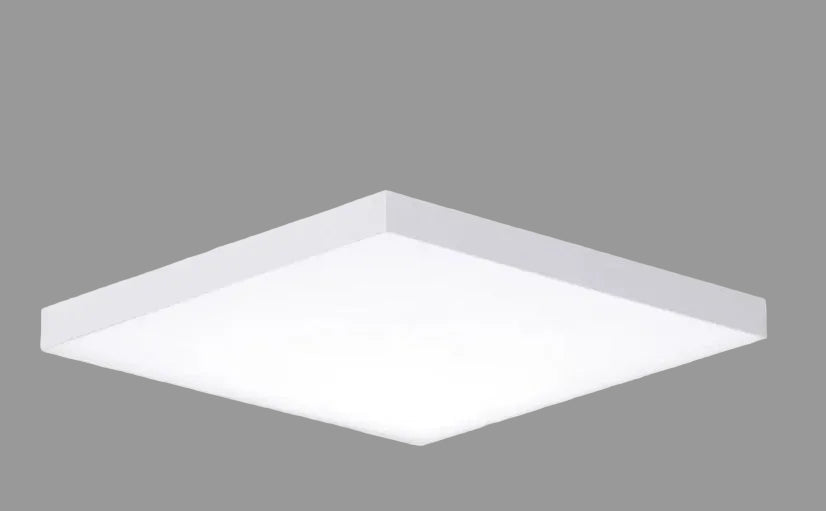 Front view of LED Trimless Downlight Square shape