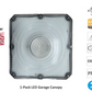 GC Series  - 1 Pack LED CANOPY LIGHT  (Ideal for Parking Structure, Storage Area, Shopping Area Walkway, Entryway, Low Roof Security)