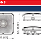 1-Pack LED Canopy Light – Outdoor Parking Garage & Commercial Ceiling Light, IP65, Wide 155° Beam (GC Series)