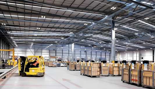 LED T8 Integrated Tube Light- use in a warehouse