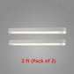 LS8060-Tunable LED Linear Strip Wattage Selectable, 0-10V Dimmable, 120-277V Linkable Commercial Ceiling Light Fixture, DLC Listed, UL Damp Location Rated,