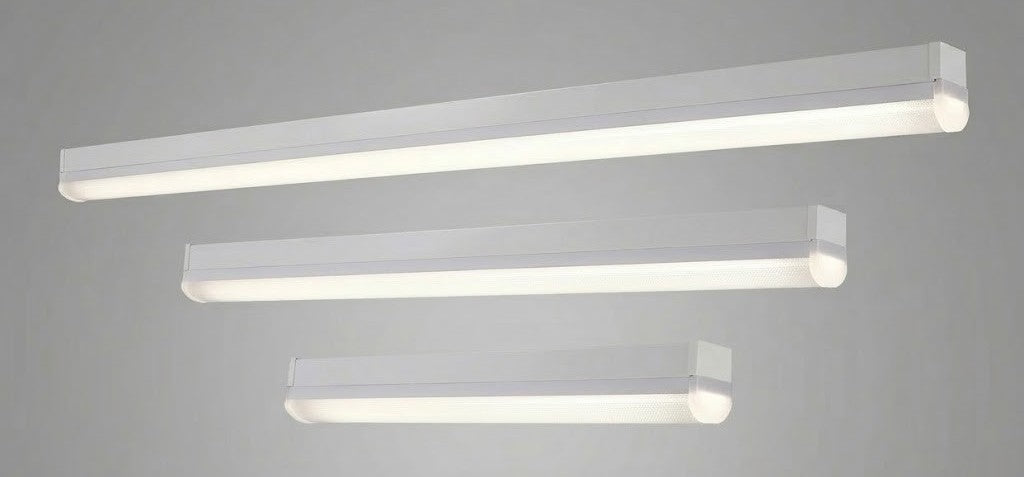 LS8060-Tunable LED Linear Strip Wattage Selectable, 0-10V Dimmable, 120-277V Linkable Commercial Ceiling Light Fixture, DLC Listed, UL Damp Location Rated,