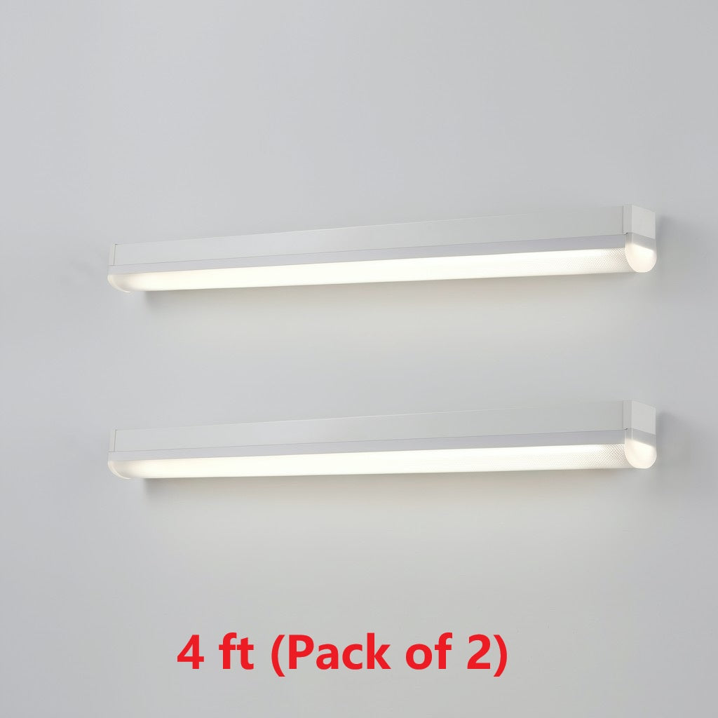 LS8060-Tunable LED Linear Strip Wattage Selectable, 0-10V Dimmable, 120-277V Linkable Commercial Ceiling Light Fixture, DLC Listed, UL Damp Location Rated,