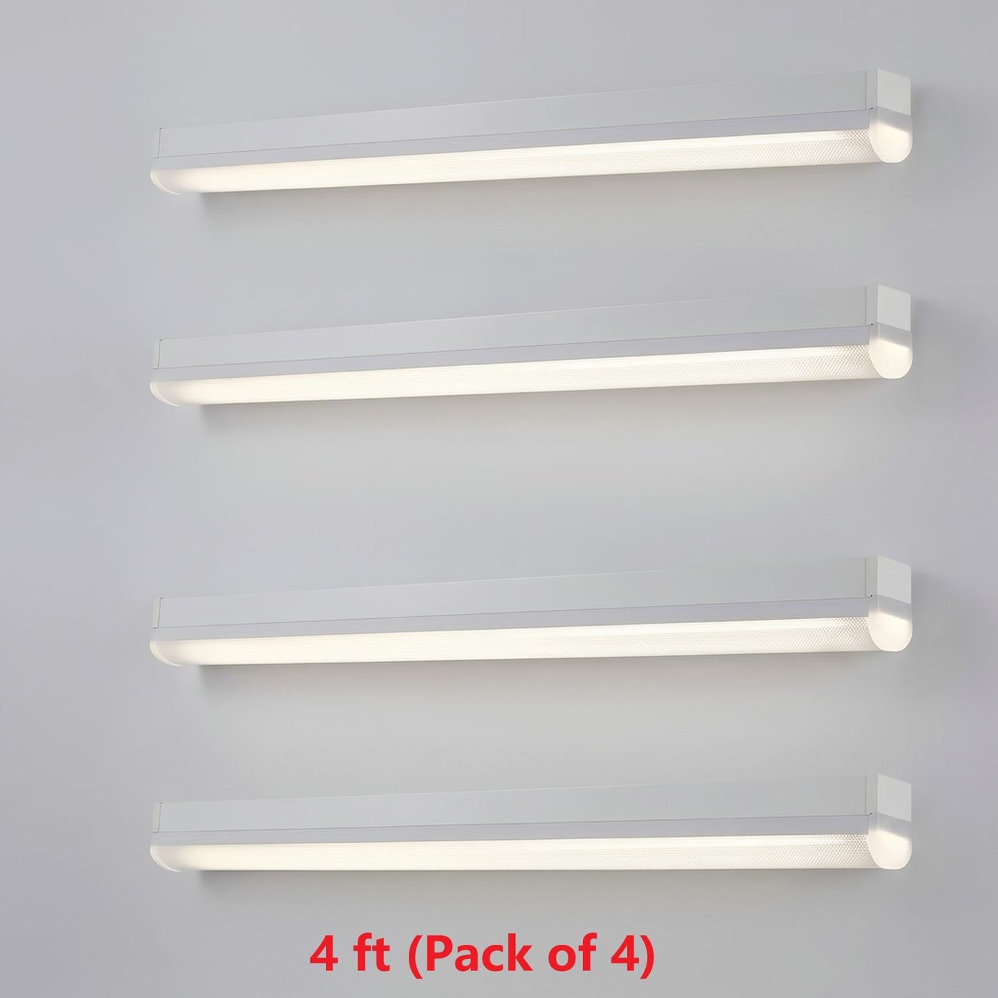 LS8060-Tunable LED Linear Strip Wattage Selectable, 0-10V Dimmable, 120-277V Linkable Commercial Ceiling Light Fixture, DLC Listed, UL Damp Location Rated,