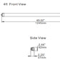 LV401 Series - LED Linear Tri-proof Light(Ideal for Parking garage/Docks/Subway station canopy/Walk-in refrigerators/Awning Outdoor)