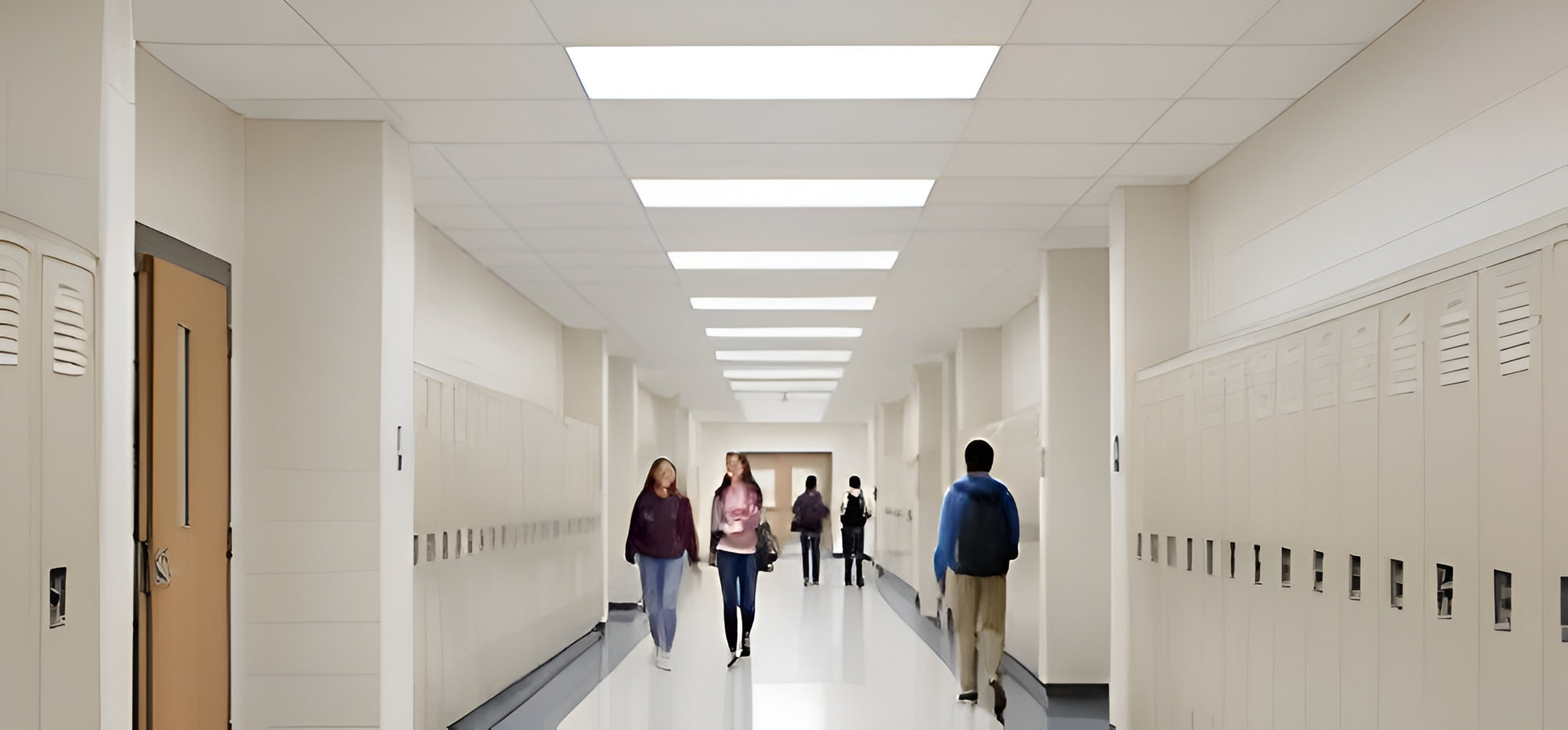 PB2-LED Panel Backlit 2x4 - School Application