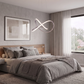 Modern LED Swirl Geometric Chandelier 30W 2600LM 3CCT Dimmable Contemporary Pendant Light