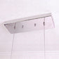 Dimmable LED Pendant Light – CCT Selectable 3000K-4000k-5000K, Modern Chrome Fixture for Kitchen, Dining & Stairwell