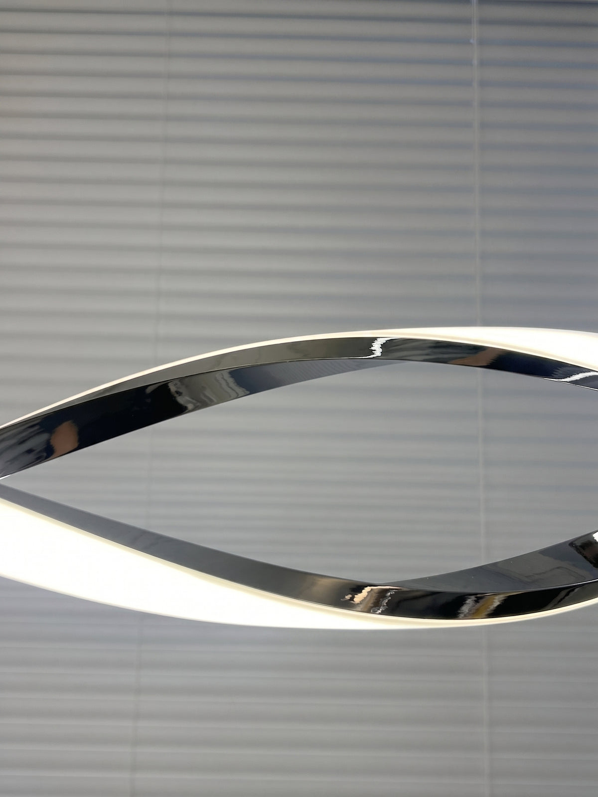 Dimmable LED Pendant Light – CCT Selectable 3000K-4000k-5000K, Modern Chrome Fixture for Kitchen, Dining & Stairwell