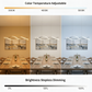 Dimmable LED Pendant Light – CCT Selectable 3000K-4000k-5000K, Modern Chrome Fixture for Kitchen, Dining & Stairwell