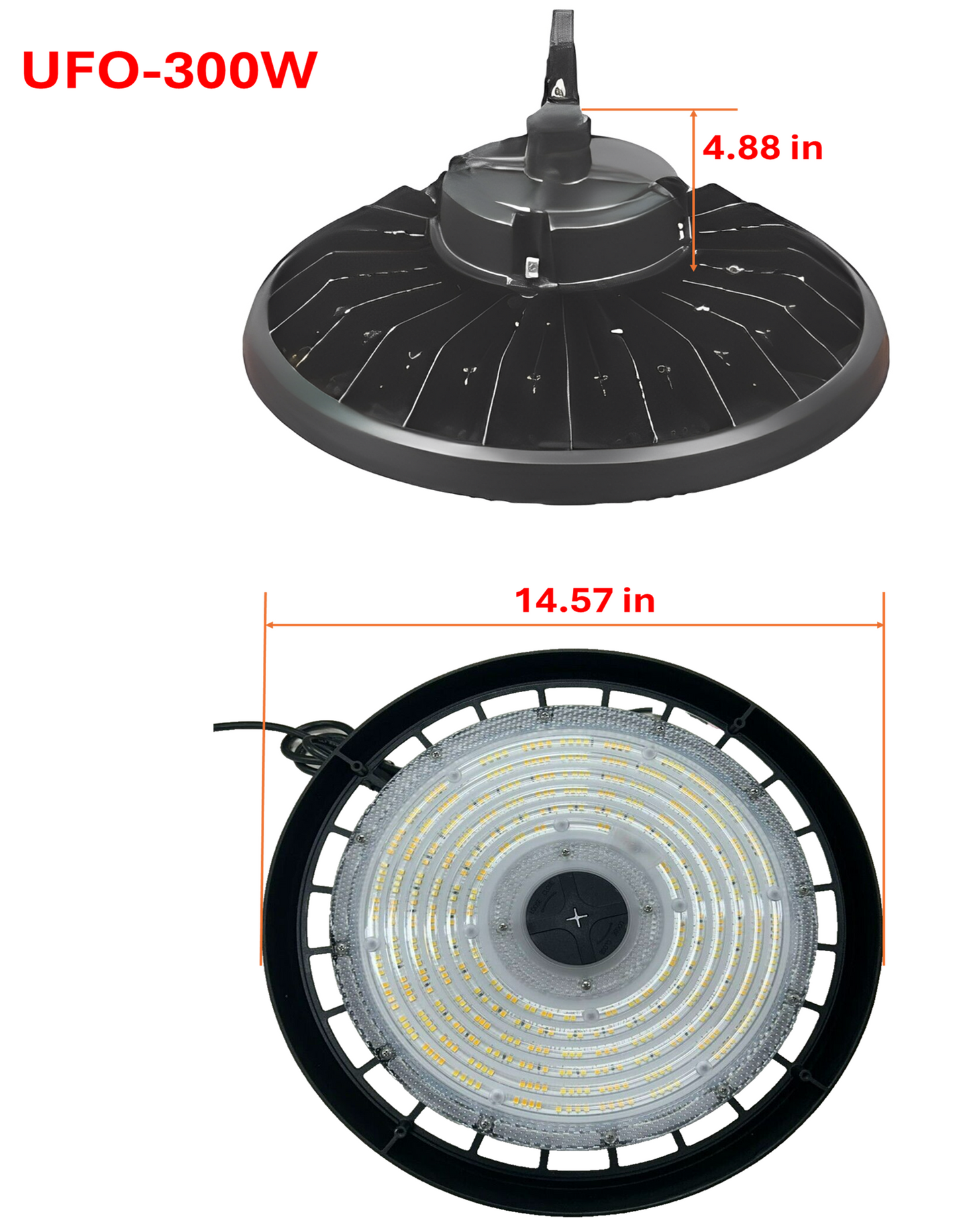 LED High Bay - 1 Pack UFO Series (Ideal for Warehouse, Distribution Center, Retailer, Field House, Gymnasium, Aisle)