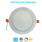 Certification and feature graphic for USDL LED recessed downlights highlighting Energy Star certification, ETL listing, Triac dimming capability, and 5CCT selectable color temperatures 2700K / 3000K / 3500K / 4000K / 5000K