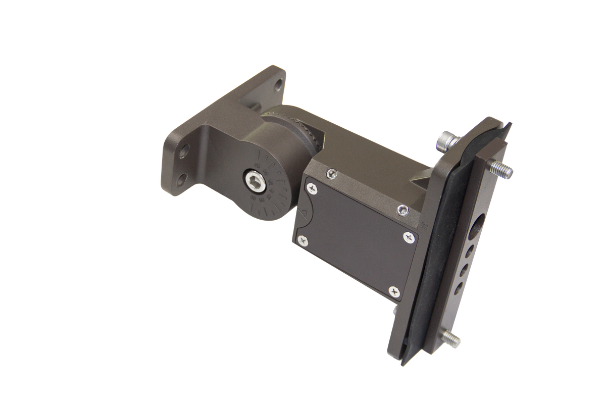 Universal arm for LED Shoebox Area Light outdoor fixtures