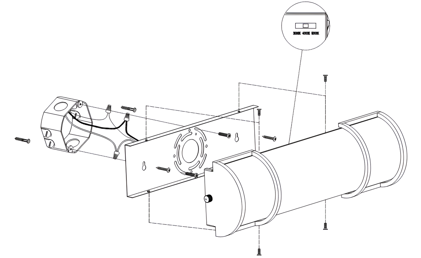 LED Vanity Linear Light - VL01 Series ( Ideal for Bathroom, Living Room, Bedrooms, etc. )