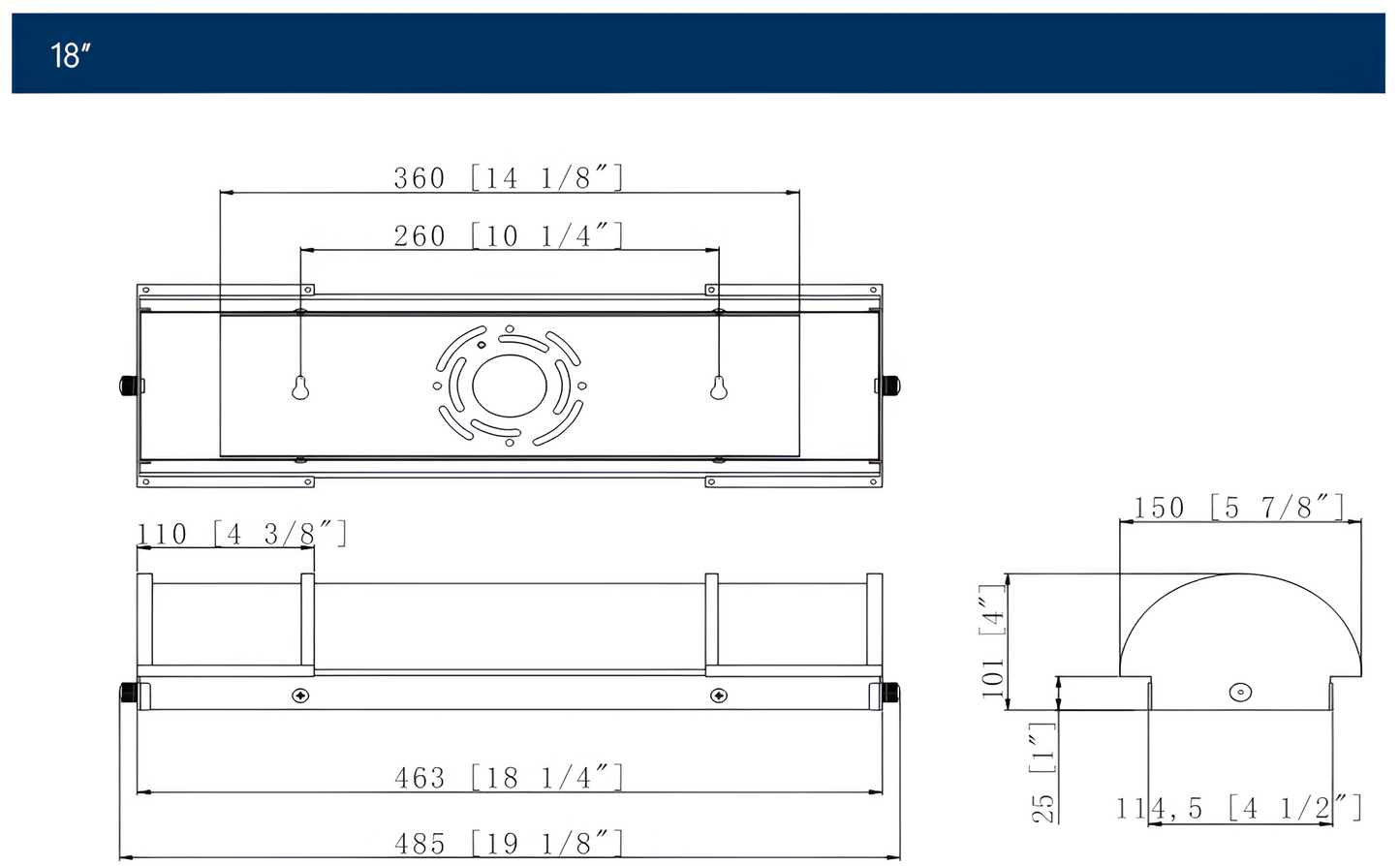 LED Vanity Linear Light - VL01 Series ( Ideal for Bathroom, Living Room, Bedrooms, etc. )