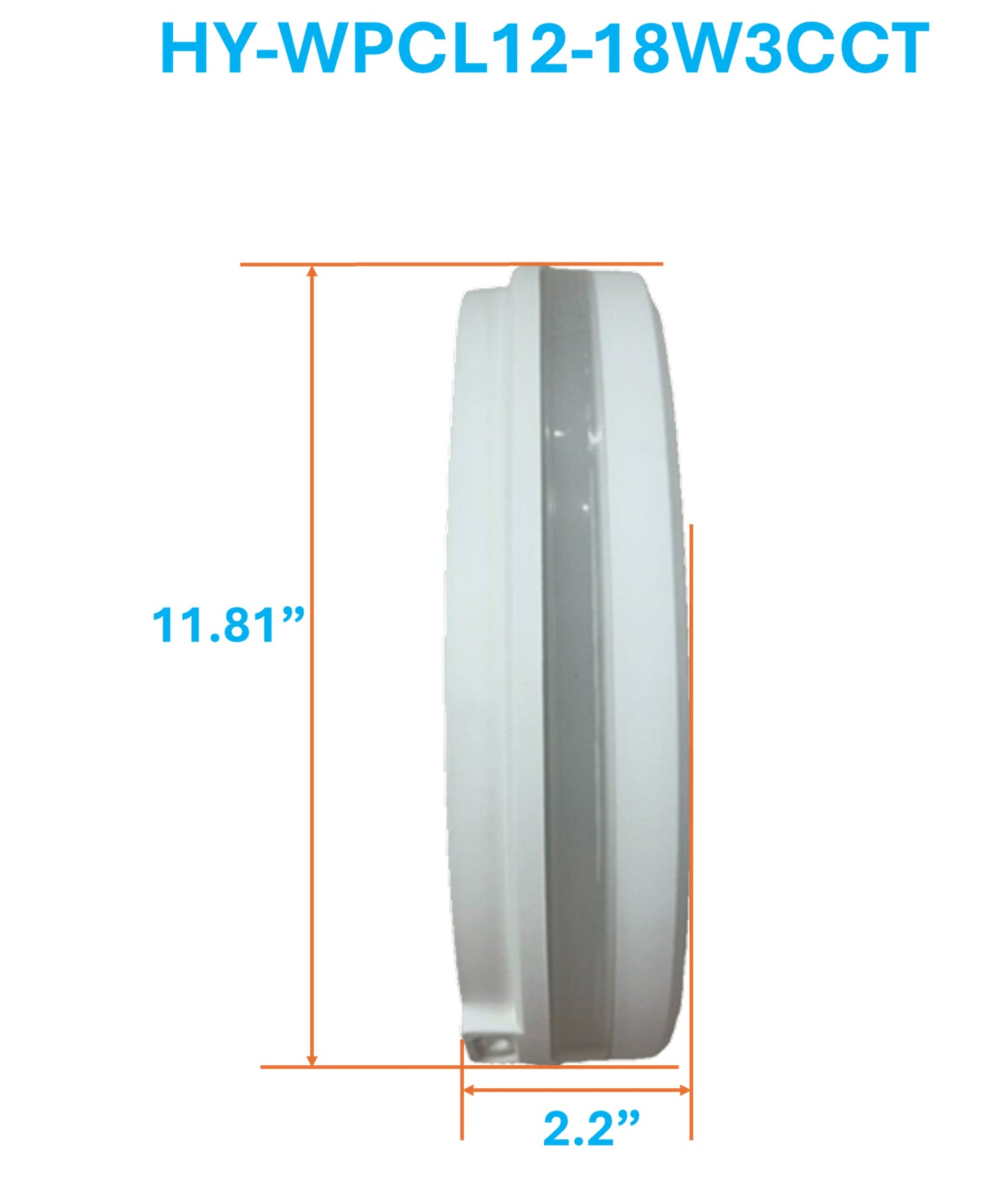 WPCL Series - LED Waterproof Ceiling Light (Ideal for Drawing rooms/Bedrooms/Corridors/Offices/Living rooms)