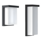 Outdoor LED Wall Sconce – CCT Selectable 3000K/4000K/5000K,Black, for Porch, Patio & Walkway