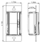 2-pack LED Dimmer Switch, 0-10V, Single Pole or 3-Way, 120-277V, Max Load 120V@5A, 277V@2A ,White Finish with Wall Plate