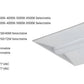LED Center Basket Troffer specifications showing selectable wattage, 5CCT color temperatures, 0-10V dimming, and voltage options