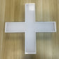 X-shaped connector for linking LED linear lights into custom layouts