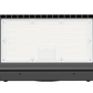 Close-up of the LED wall pack light lens and LED chips, showing the lighting components of this outdoor LED wall fixture